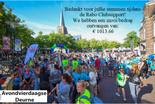 Stemmers Rabobank ClubSupport 2024 bedankt!